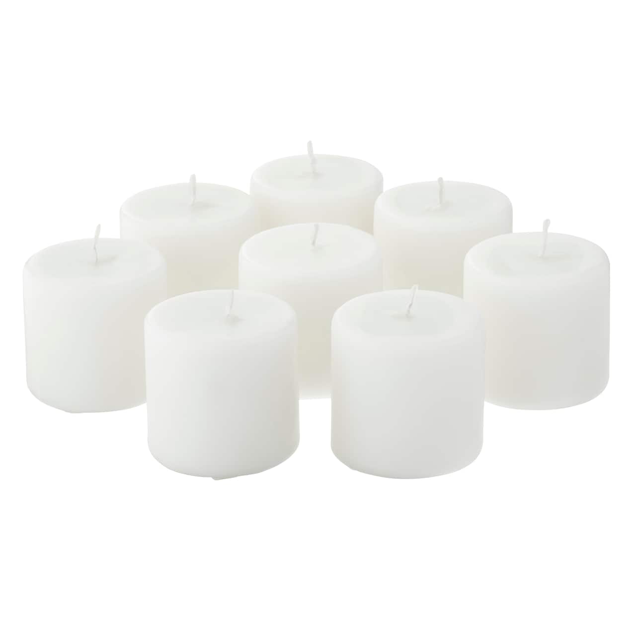 2&#x22; White Pillar Candles, 8ct. by Ashland&#xAE;